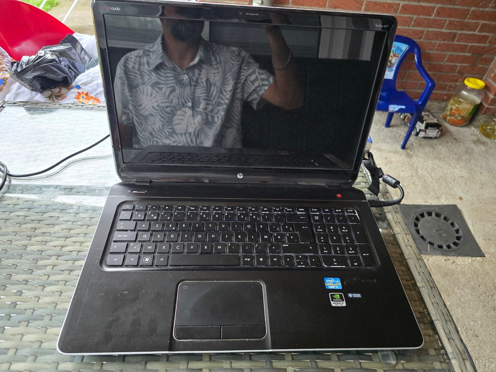 laptop i7 windows 10 top staat, Informatique & Logiciels, HDD, 8 GB, Enlèvement, Gaming