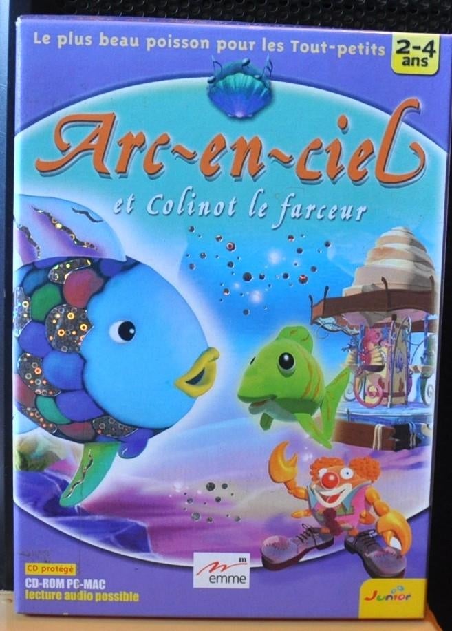 jeu cd-rom pc -mac arc en ciel et colinot le farceur, Ophalen of Verzenden, Gebruikt