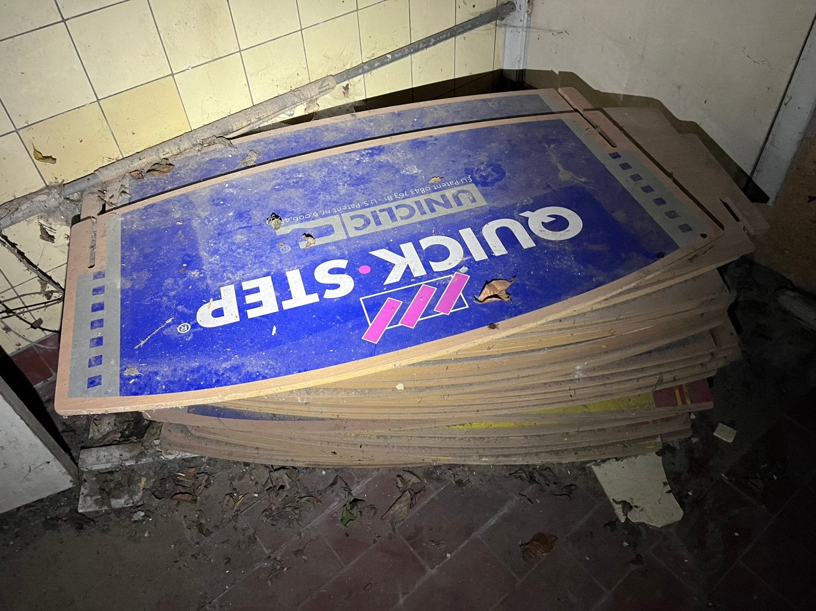 Gratis houten planken, Enlèvement