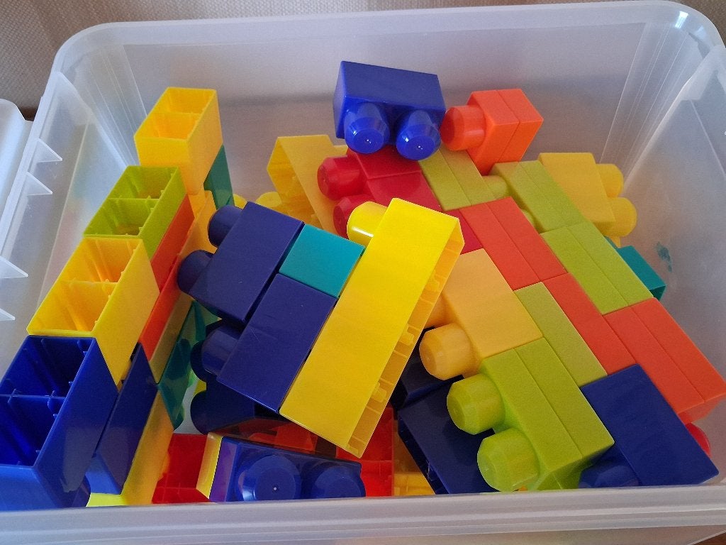 Grote bouwblokken, Kinderen en Baby's, Ophalen, Zo goed als nieuw, Overige merken