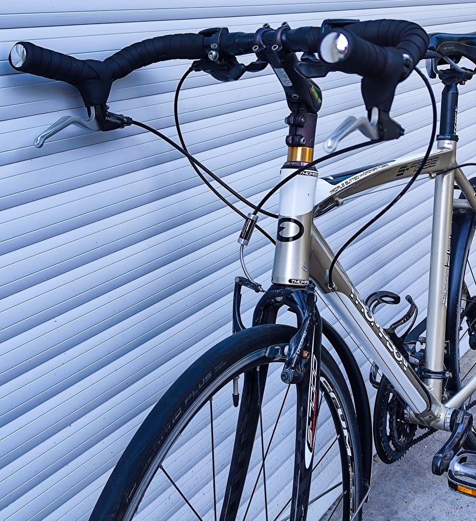 Speed Thompson Carbon Koersfiets 1m70-1m85, Fietsen en Brommers, 28 inch, Velgrem, Zo goed als nieuw, 53 tot 57 cm