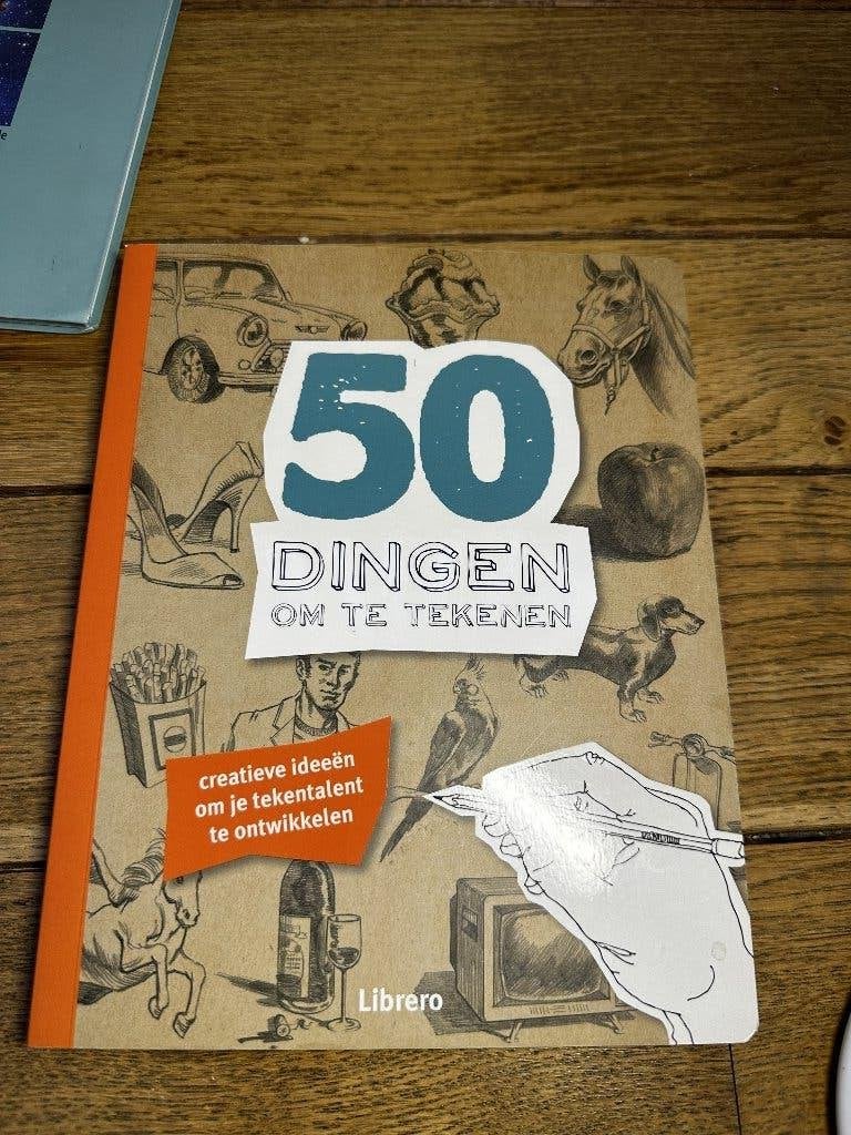 50 Dingen om te tekenen, Ophalen of Verzenden, Nieuw, Papier, Schets- of Tekenboek