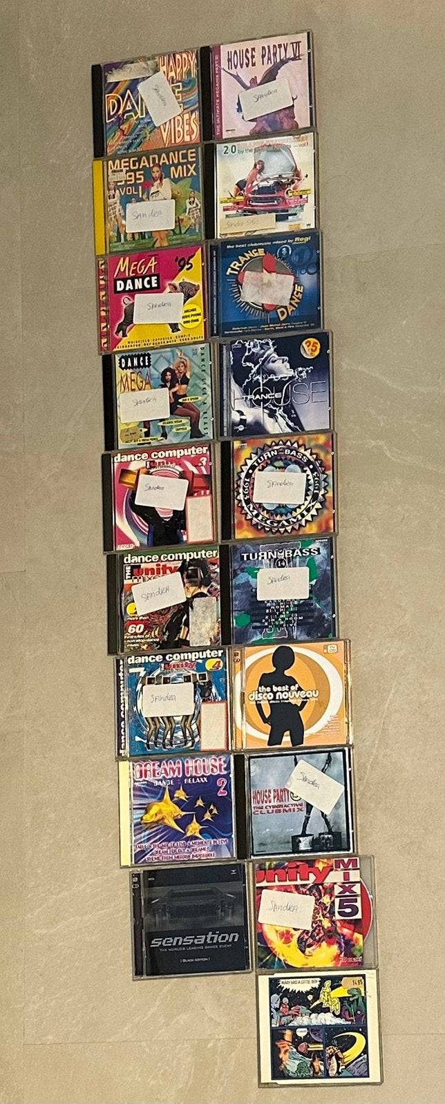 Pakket van 19 Vintage Dance, House & Rave CD's (jaren '90), Ophalen of Verzenden, Gebruikt, Dance