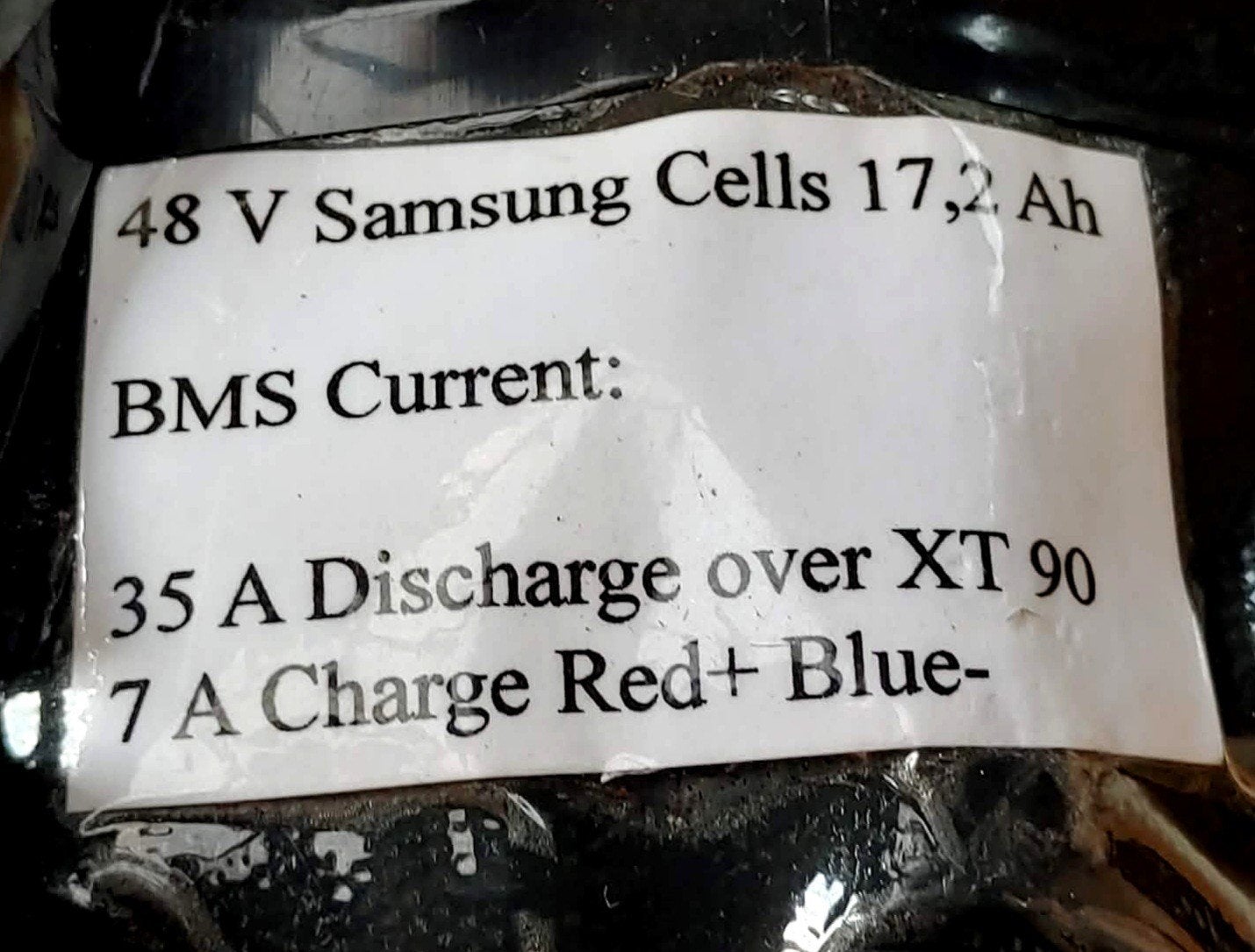 Accu Accupack Samsung 48V 17Ah, Enlèvement, Utilisé, Step électrique (E-scooter)