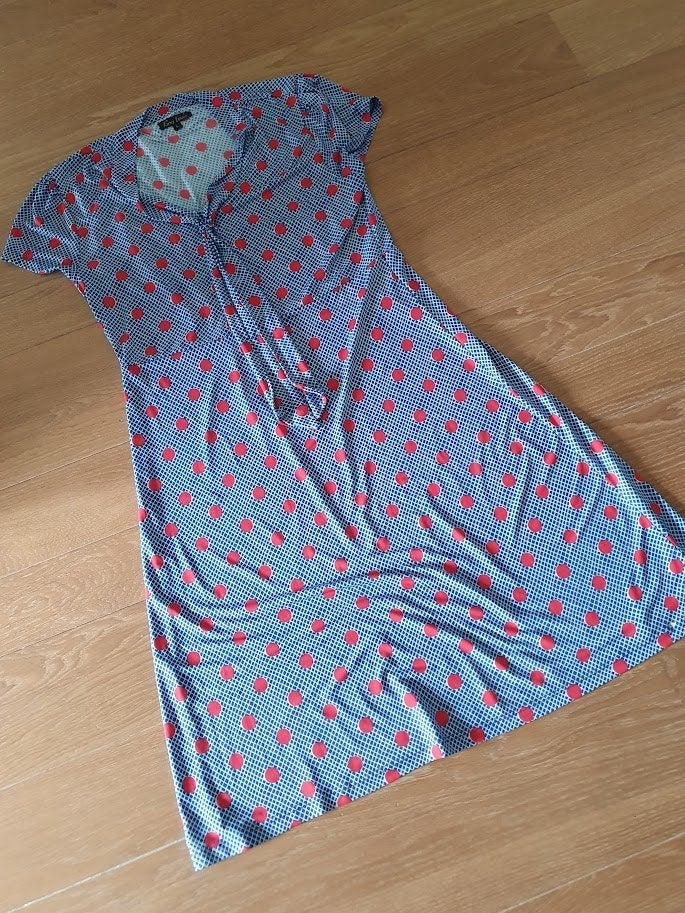 Kleedje King Louie Large, Kleding | Dames, Blauw, Maat 42/44 (L), Ophalen of Verzenden, Zo goed als nieuw
