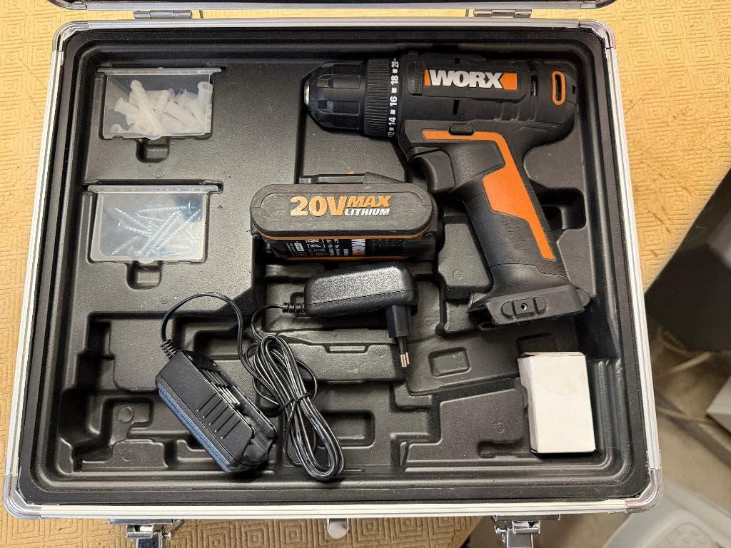 Perceuse Visseuse worx, Bricolage & Construction, Enlèvement ou Envoi, Comme neuf, Perceuse, Vitesse variable