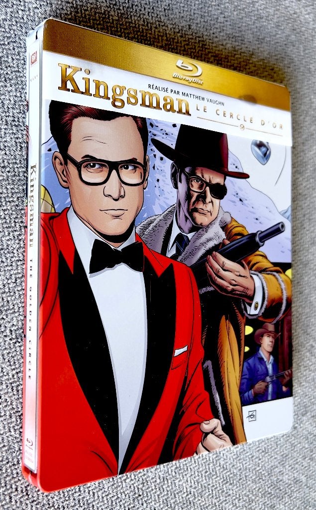 KINGSMAN - LE CERCLE D'OR / Steelbook COLLECTOR /Comme Neuf, Action, Enlèvement ou Envoi, Film, Comme neuf