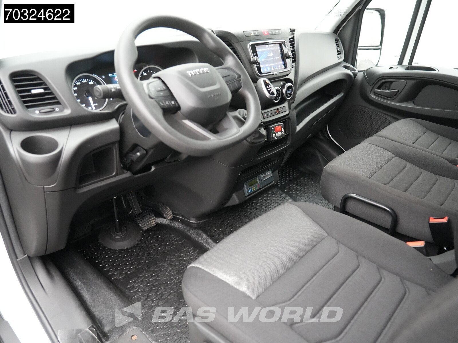 Iveco Daily 35S16 Automaat Koelwagen Vriezer Zijdeur Achterd, Automaat, Stof, Gebruikt, Euro 6