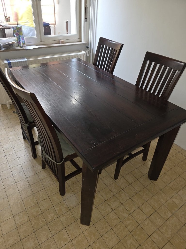 Degelijke tafel, Ophalen, Gebruikt, 50 tot 100 cm, 150 tot 200 cm