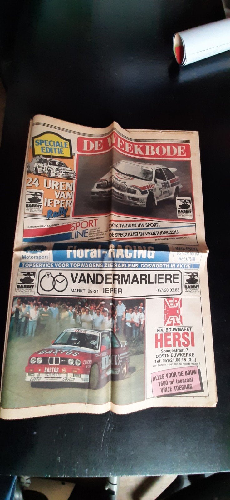 24 Uren Van Ieper 1988 programma krant, Ophalen of Verzenden, Gelezen