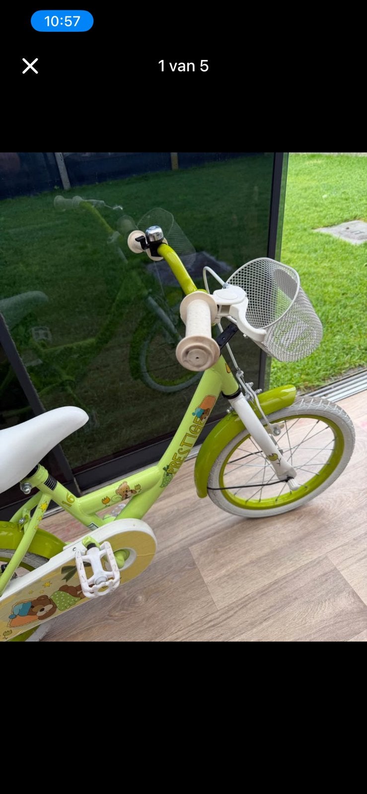 Meisjesfiets Prestige 16”, Ophalen, Zo goed als nieuw