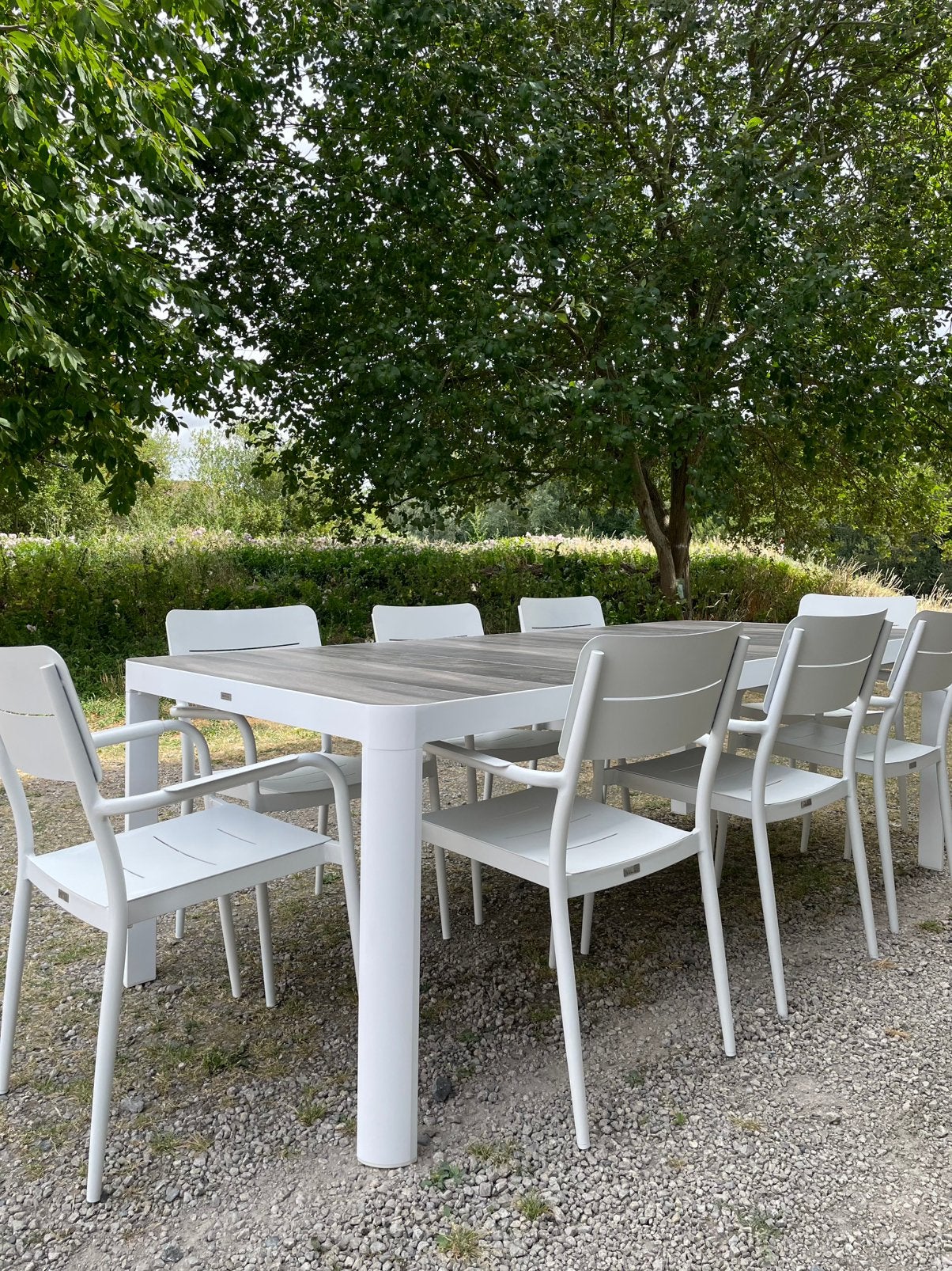 Nieuw! Complete volkeramische tuinset in topconditie, Enlèvement, Comme neuf