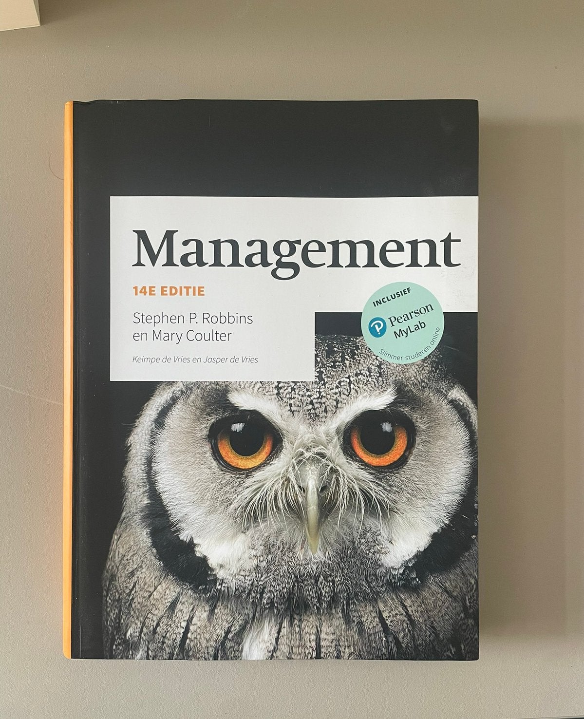 Boek Management 14de editie, Boeken, Ophalen, Zo goed als nieuw, Management