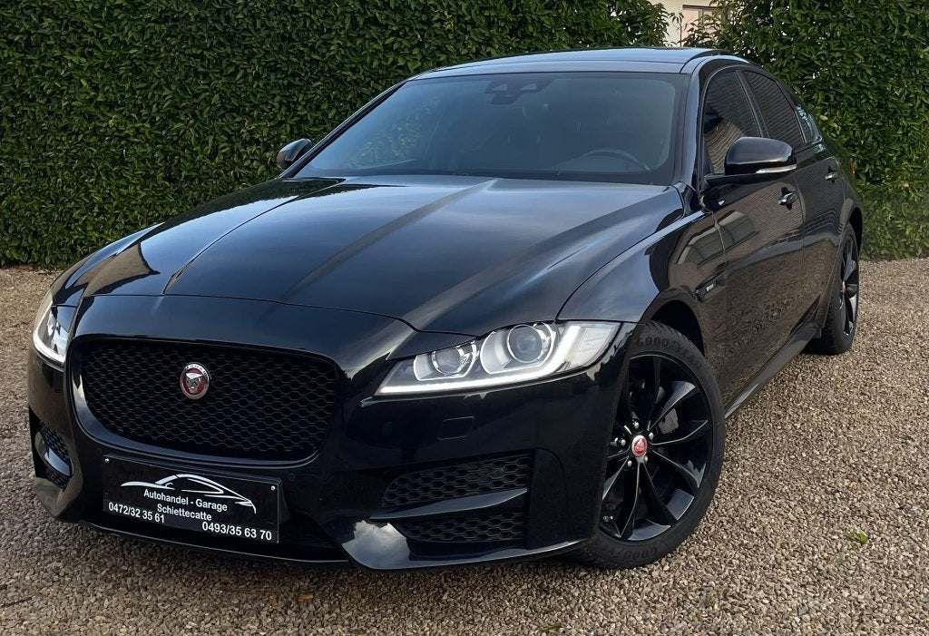 Jagaur XF 2.0 T R-Sport (EU6.2) *PanoDak*Leder*Navi*Trekhaak, Autos, Cuir, Achat, Entreprise, Noir