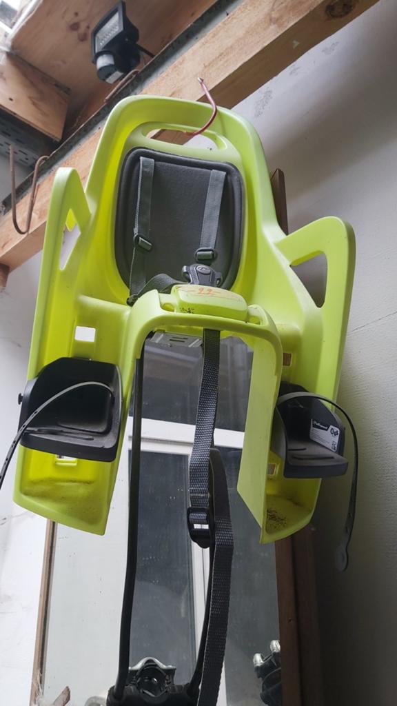Chaise enfant pour vélo, Enlèvement