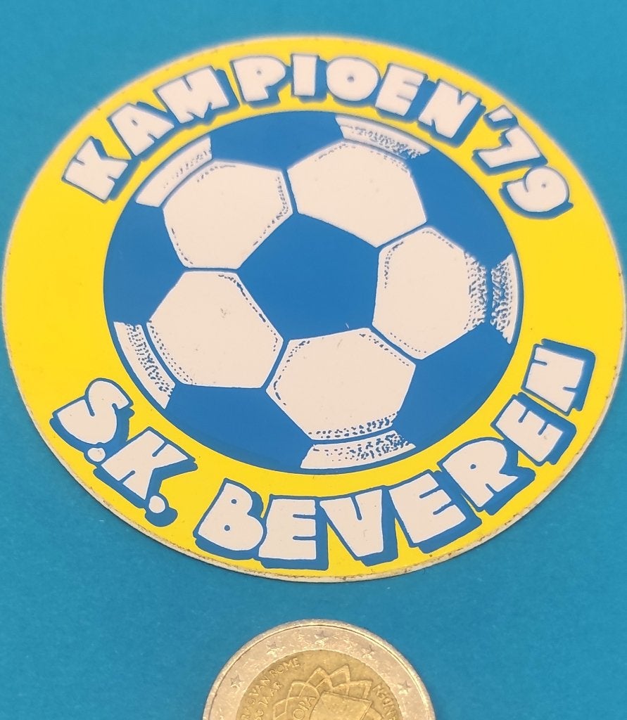 1978 sk beveren prachtige sticker, Ophalen of Verzenden, Zo goed als nieuw