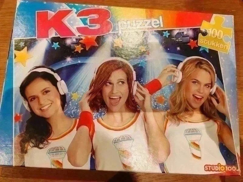 K3 puzzel, Ophalen of Verzenden, Meer dan 50 stukjes, Zo goed als nieuw, 6 jaar of ouder