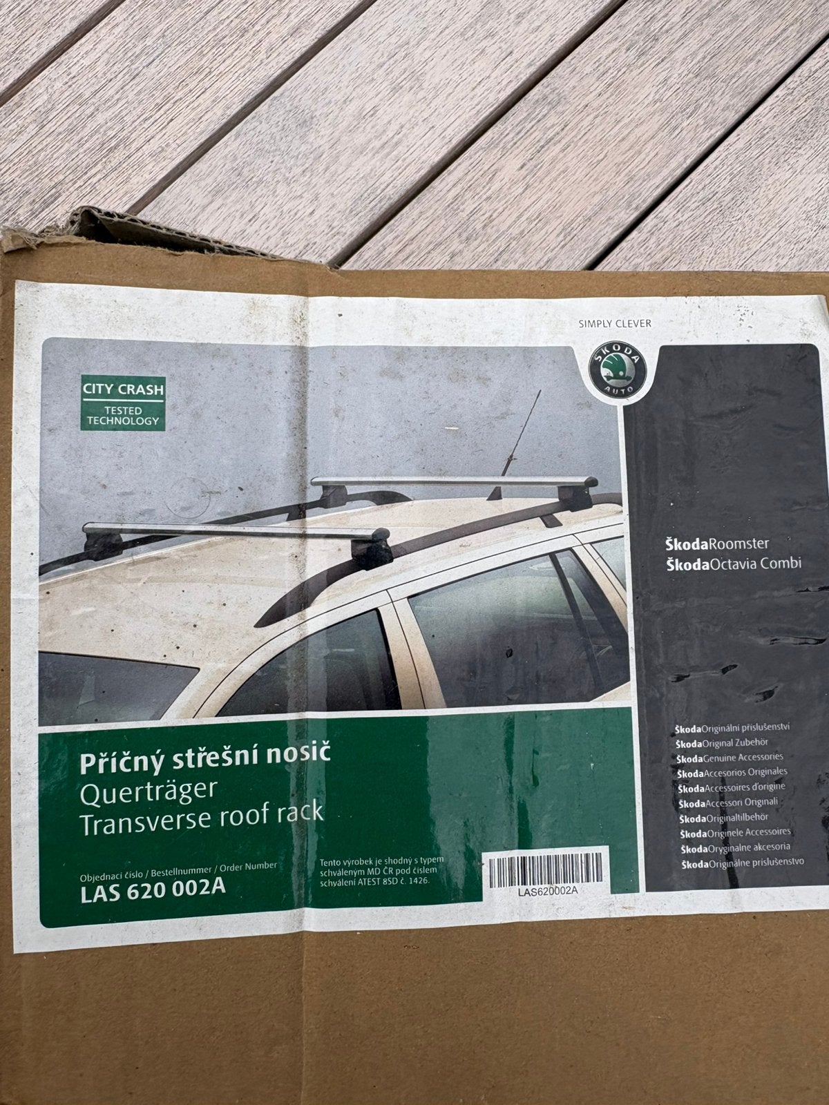 Skoda dakdrager, Auto diversen, Dakdragers, Ophalen, Zo goed als nieuw