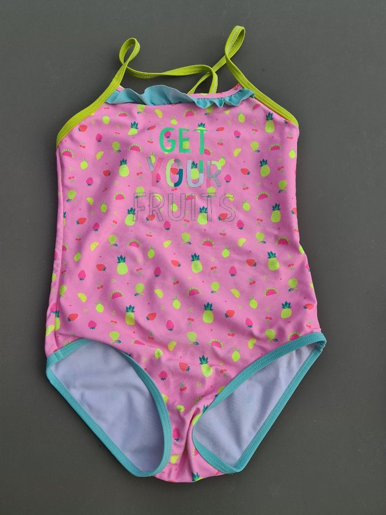 roze badpak, zwembroek, bikini, Staccato, 128-134, Kinderen en Baby's, Ophalen, Zo goed als nieuw