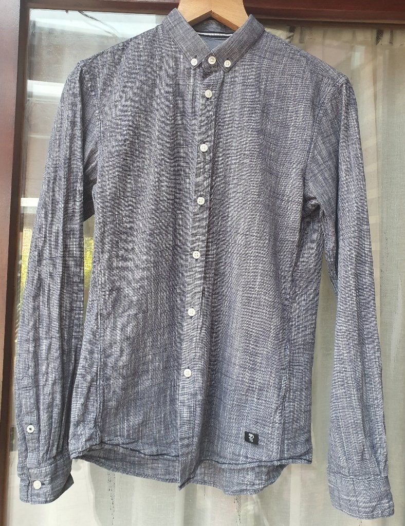 Hemd van Tom Tailor & Denim maat S, Kleding | Heren, Tom Tailor & Denim, Halswijdte 38 (S) of kleiner, Ophalen of Verzenden, Grijs