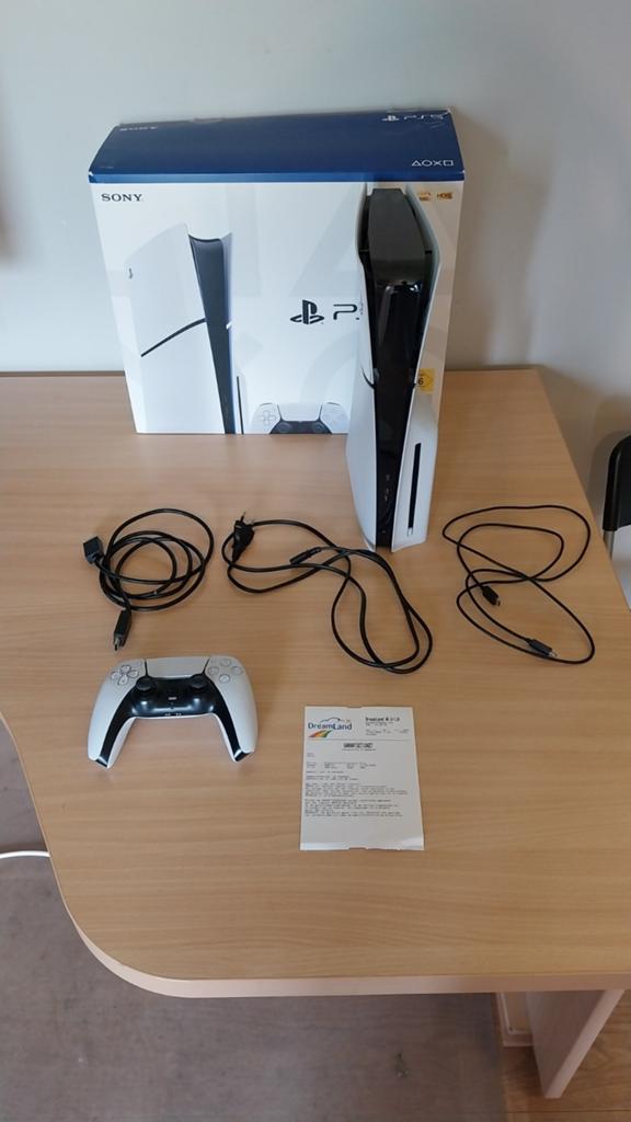 Sony ps5 slim disc version + free games + garantie, Enlèvement ou Envoi, Comme neuf, Playstation 5