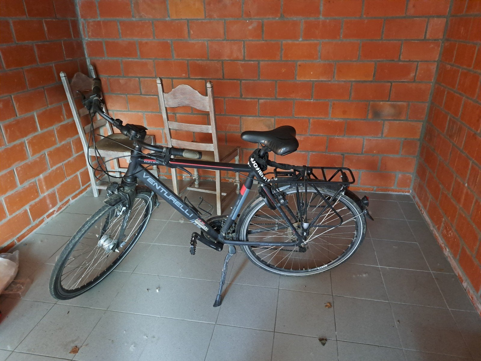 Venturelli Azzurra Herenfiets (28 inch - 27 versnellingen), Fietsen en Brommers, 28 inch, Vering, Zo goed als nieuw, 57 tot 61 cm