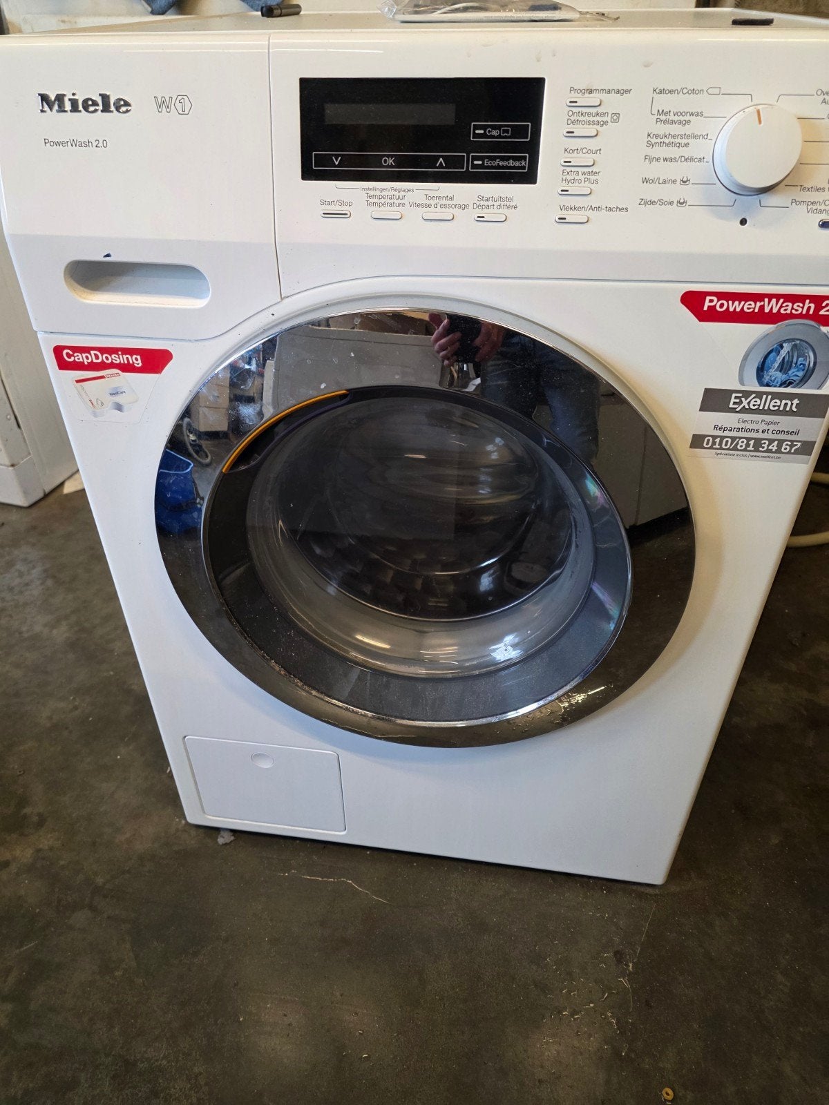 lessiveuse miele, Enlèvement