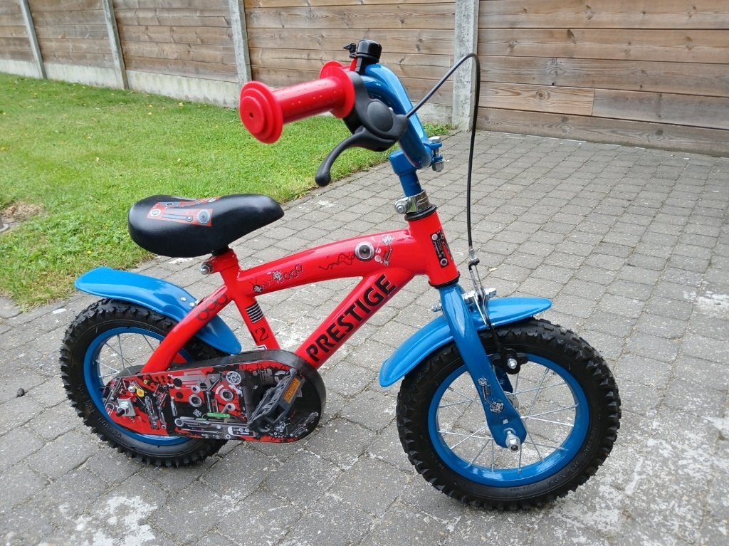kinderfiets Prestige, Ophalen, Zijwieltjes, Velgrem, Minder dan 16 inch