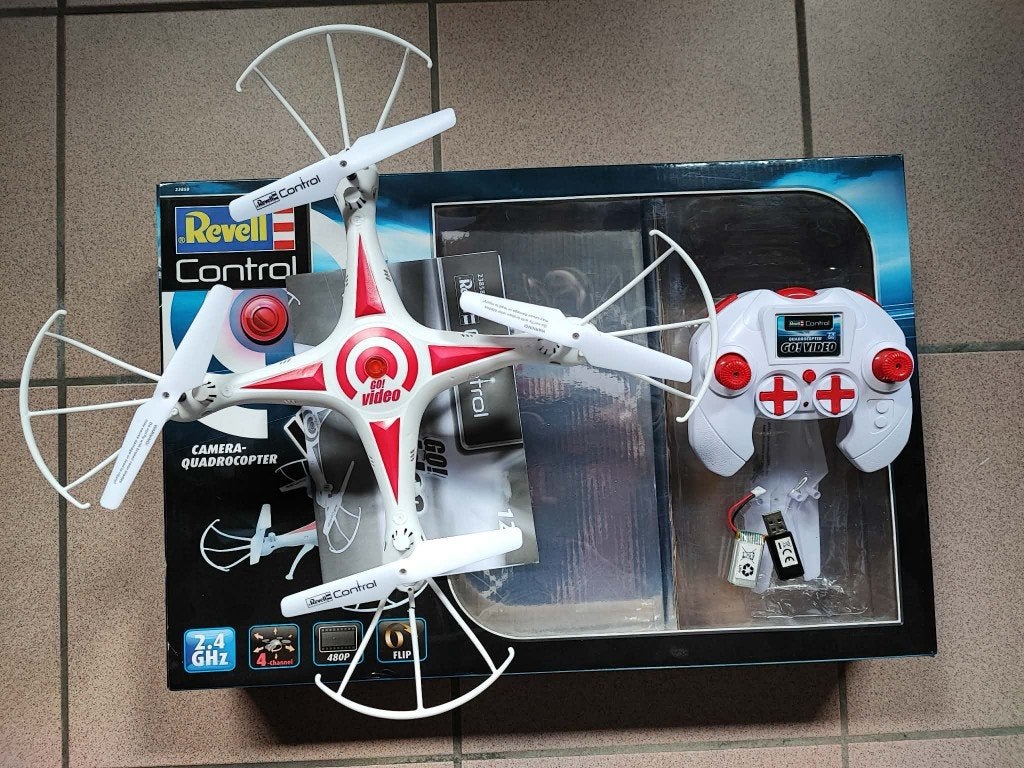 Revell Control GO! Video Drone, Audio, Tv en Foto, Ophalen, Overige merken, Minder dan 100 meter, Zo goed als nieuw