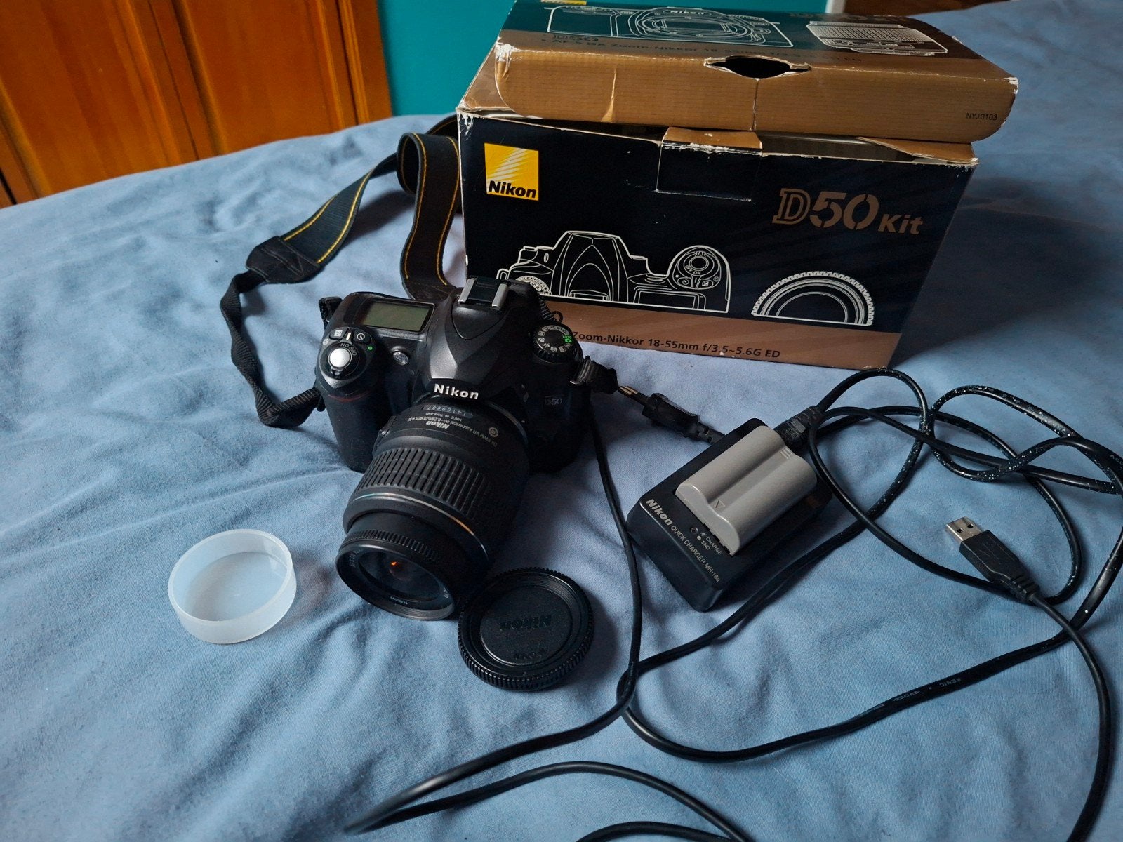 Nikon D50 camera, Verzenden, Nieuw, Accu, Nikon