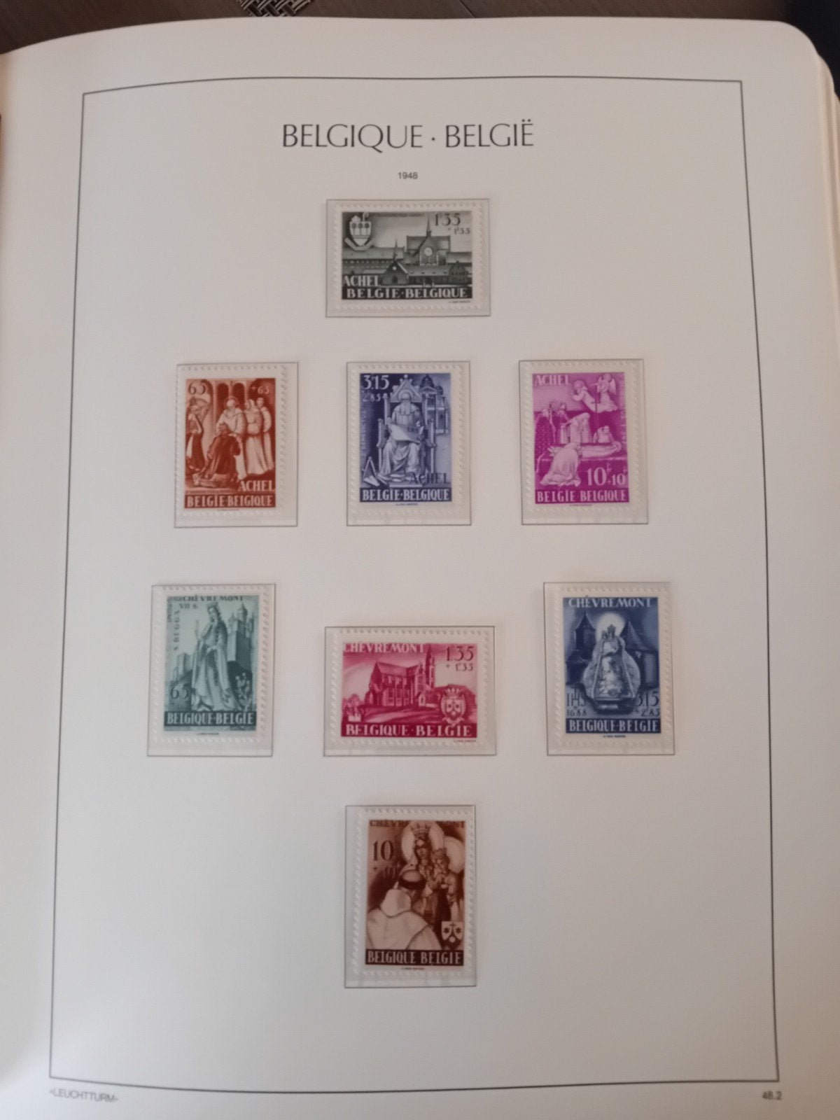 Timbres de Belgique n 773/780** lot 152P, Enlèvement ou Envoi, Neuf