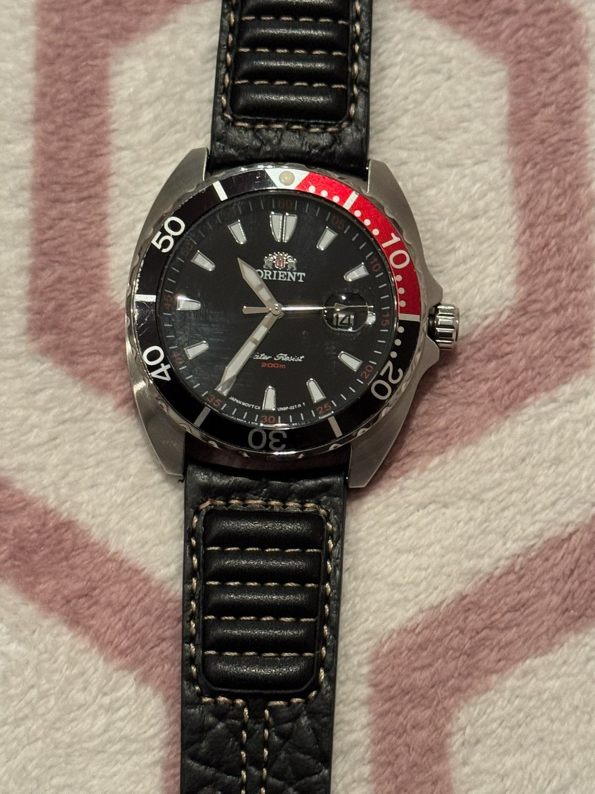 Prachtige nieuwstaat Oriënt Diver 200 m als nieuw 100 €, Handtassen en Accessoires, Horloges | Heren, Staal, Polshorloge, Overige materialen