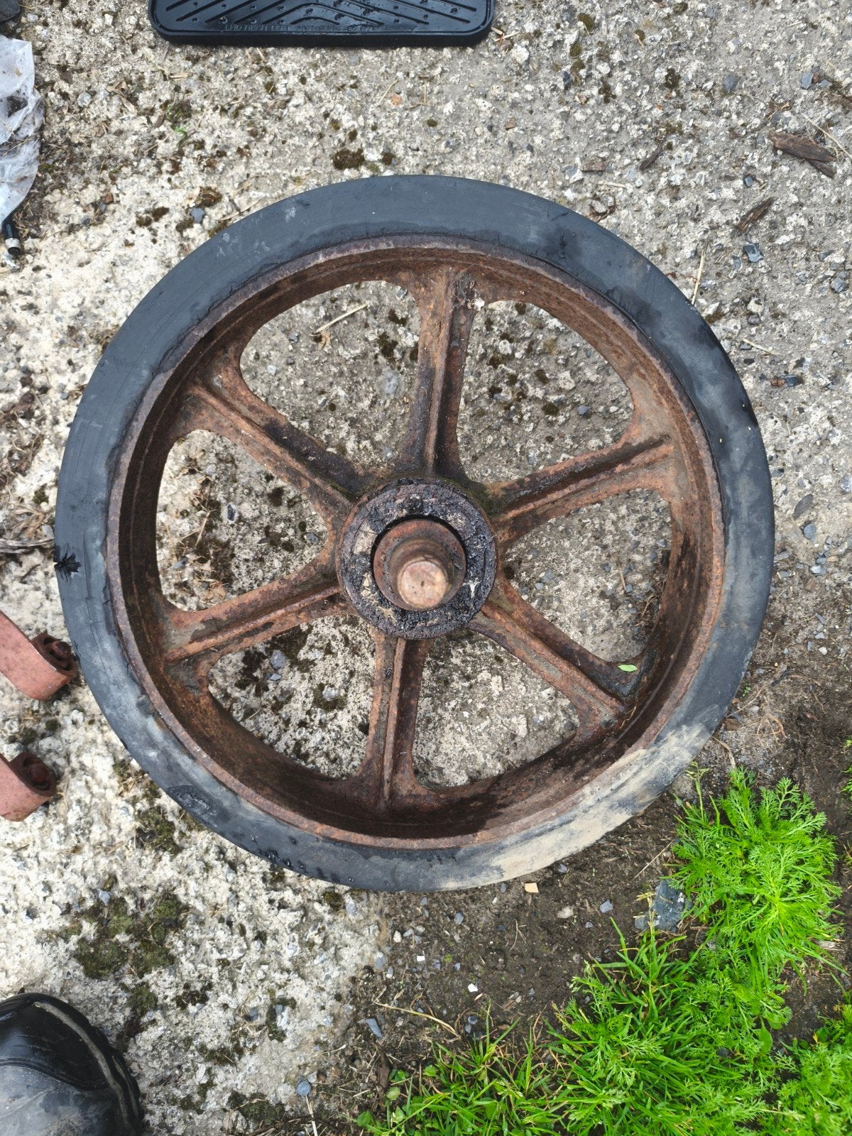 Roue de char, Enlèvement