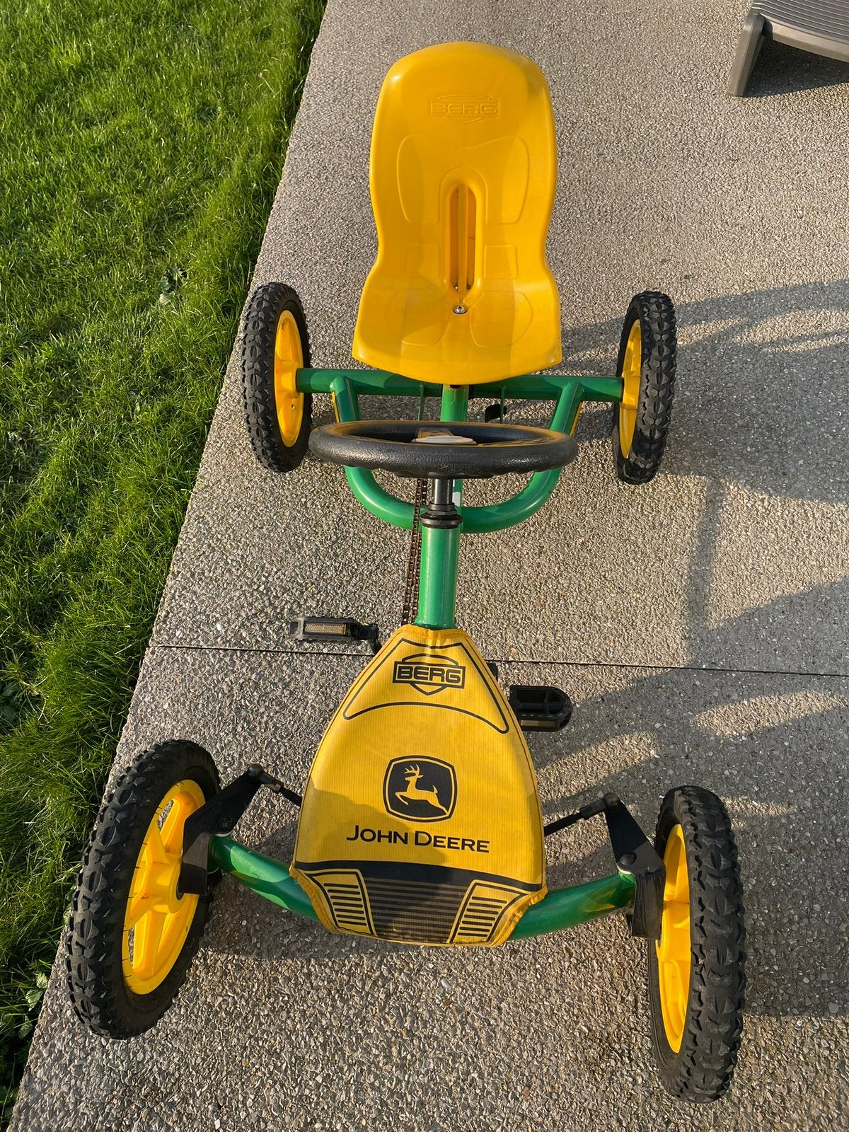 Gocart John Deere, Kinderen en Baby's, Speelgoed | Buiten | Skelters, Ophalen, Gebruikt, Berg