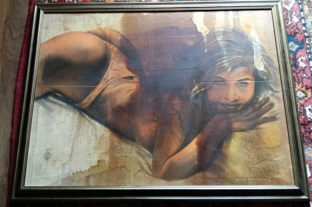 LUIS LOPEZ- CANALES   Mexico 1928, Ophalen, Figuren, Hout, Gesigneerd