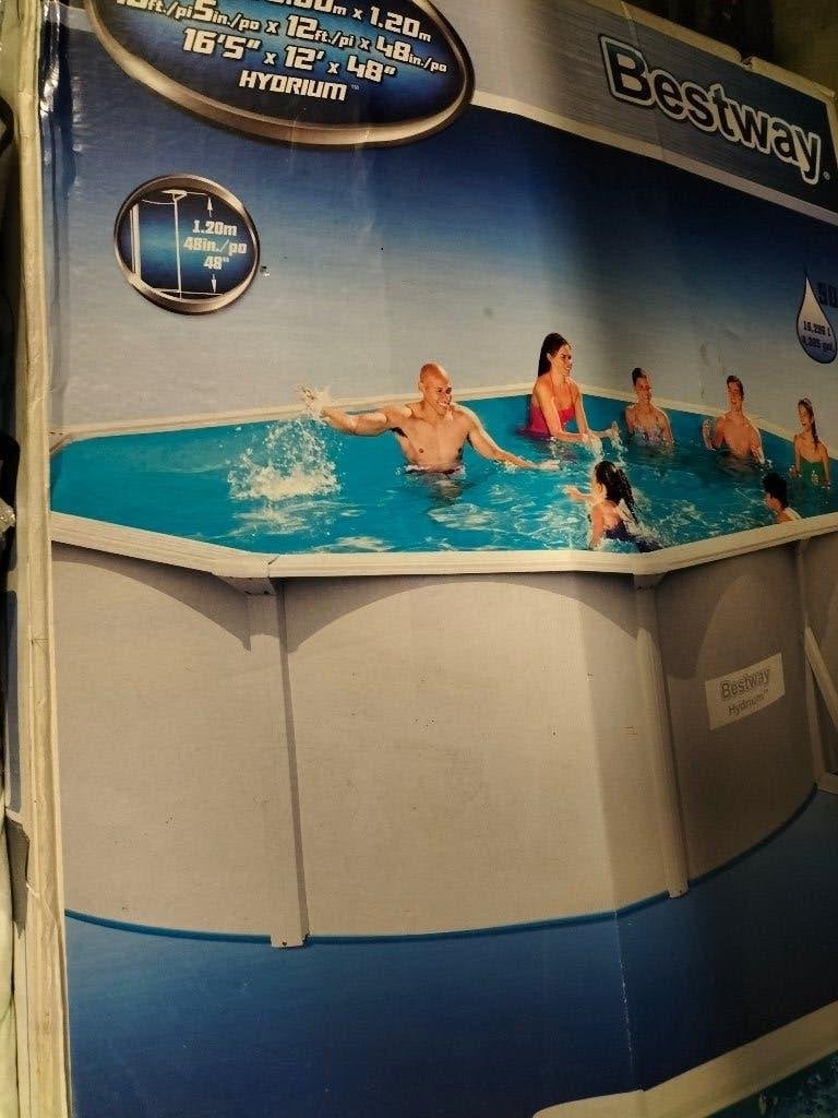 Nouvelle piscine à paroi en acier, Neuf, 300 cm ou plus, Enlèvement, Piscines hors sol