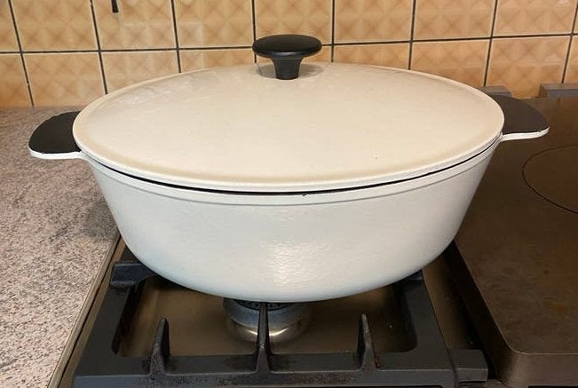 Marmite robuste en fonte émaillée, Enlèvement, Comme neuf
