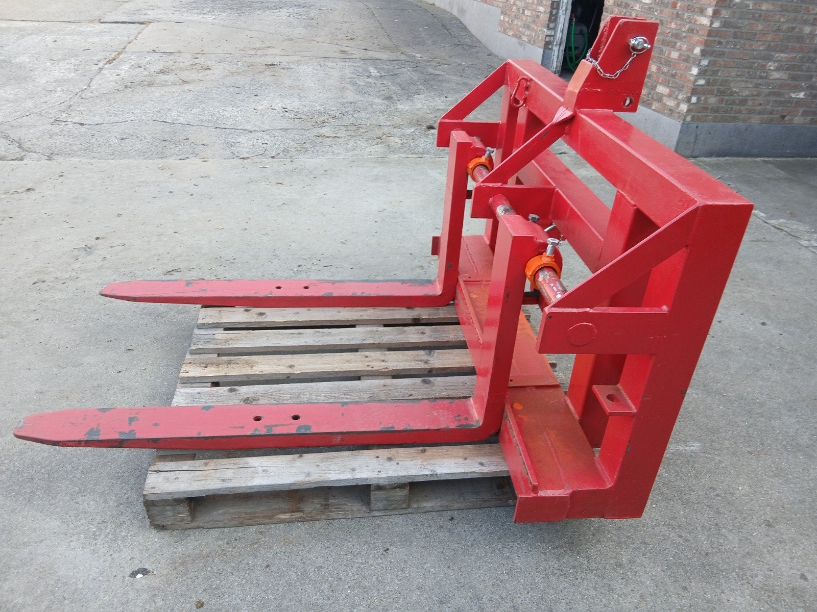 Palletvork, Ophalen