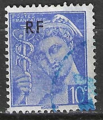 France 1938/1941 - Yvert 657 - Type Mercure - 10 cm (ST), Envoi, Affranchi