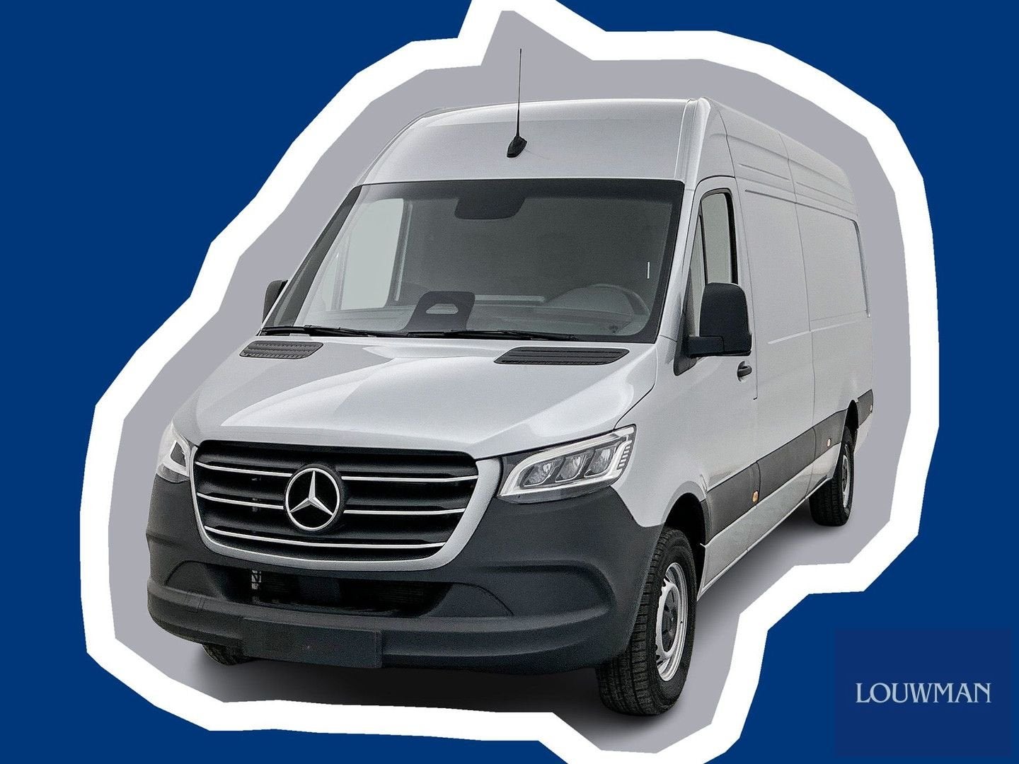 Mercedes-Benz Sprinter 317 1.9 CDI L3 Pro Distronic Elektris, Automaat, Mercedes-Benz, Diesel, Zilver of Grijs