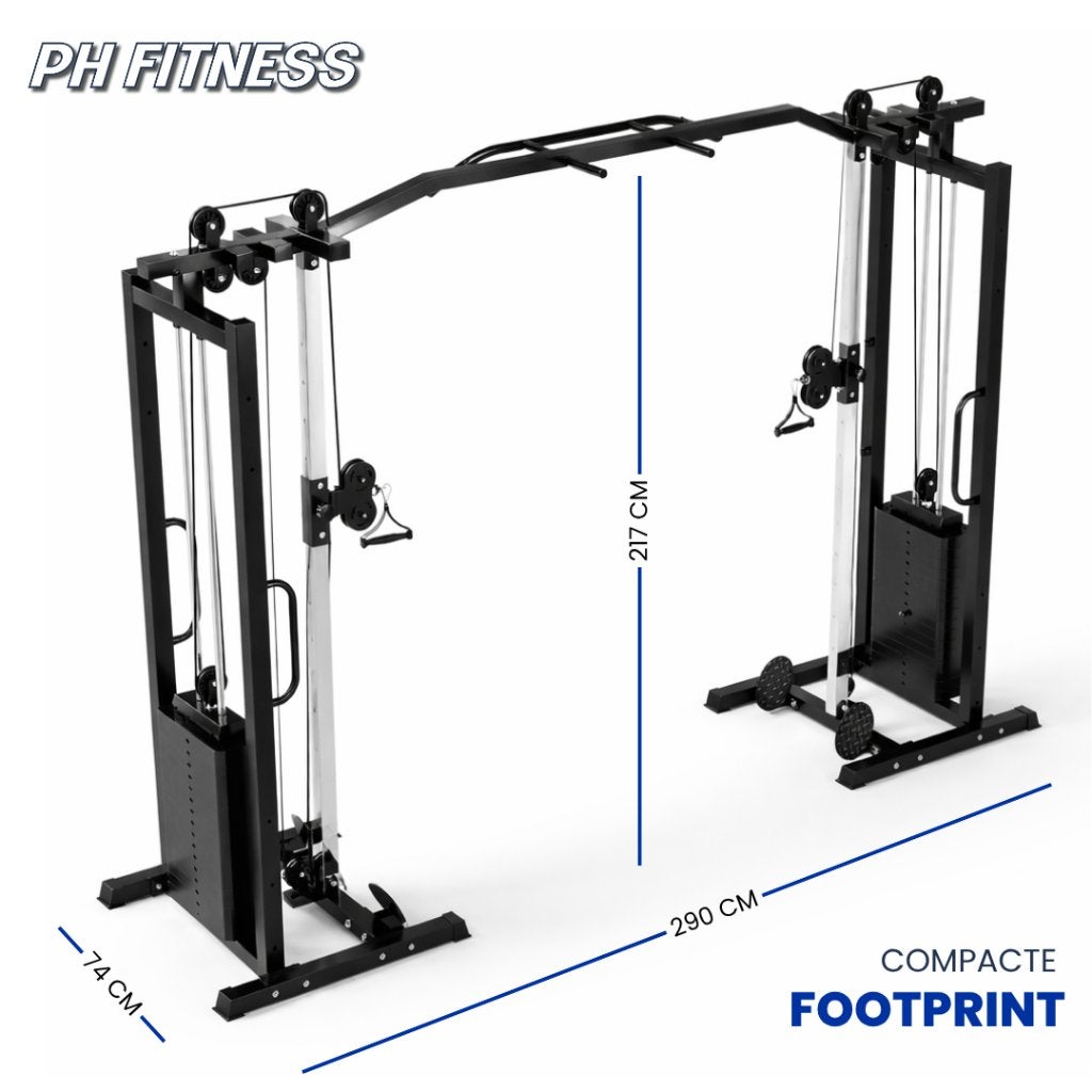 PH Fitness Dual Cable Crossover - Functional Trainer, Enlèvement, Neuf, Bras, Autres types