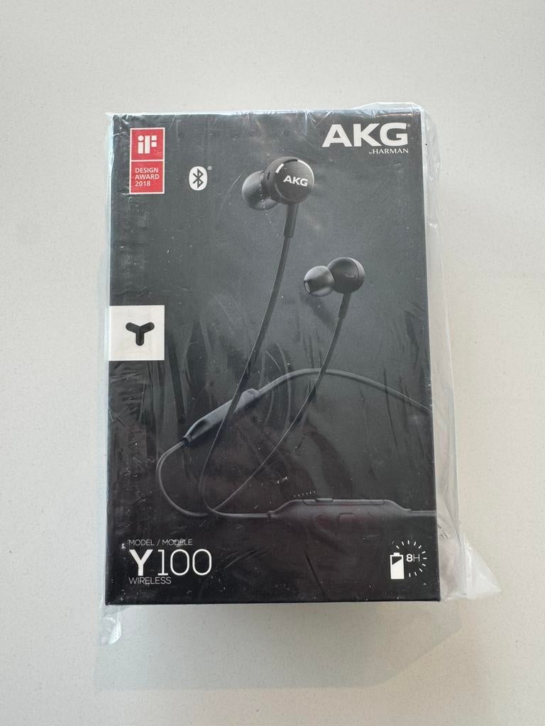 AKG Y100 wireless oortjes, Audio, Tv en Foto, Hoofdtelefoons, Ophalen, Zo goed als nieuw