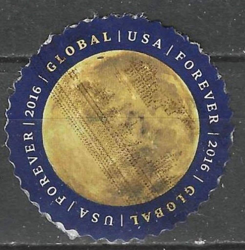 États-Unis 2017 - Yvert 4867 - Pleine lune (ST), Timbres & Monnaies, Envoi, Affranchi