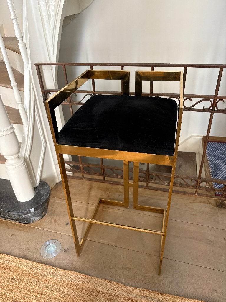6 Luxe Design Barstoelen, Huis en Inrichting, Barkrukken, Ophalen, 5 krukken of meer, Met voetsteun, 60 tot 90 cm