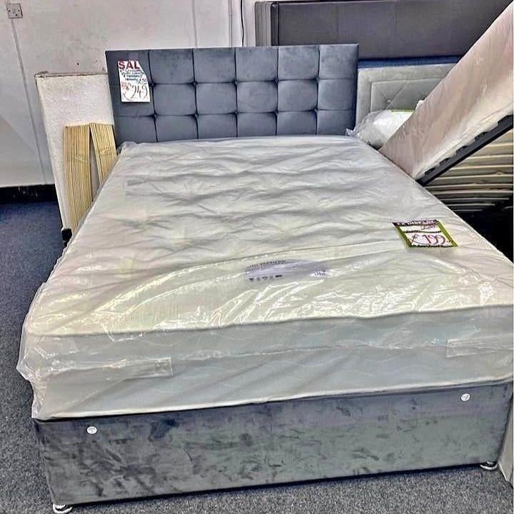 BoxSpring Compleet Bed (160x200) Met Matras Beschikbaar Voor, Kinderen en Baby's, Nieuw, Ophalen of Verzenden, 100 cm of meer