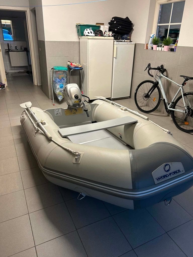 zodiac rubberboot + Honda 2.3pk, Ophalen, Buitenboordmotor, Inclusief motor, Zodiac