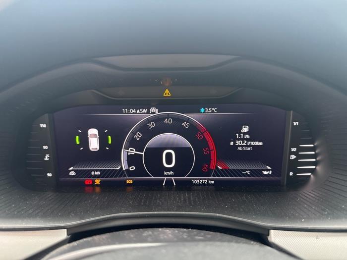 Kilometerteller KM van een Skoda Scala, Autos : Pièces & Accessoires, -, 3 mois de garantie, Utilisé, Skoda