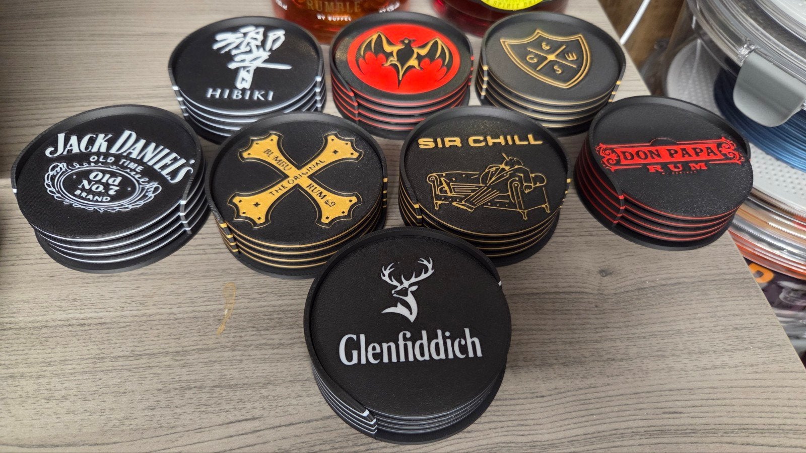3d geprinte Onderzetter Sets, Computers en Software, 3D Printers, Ophalen