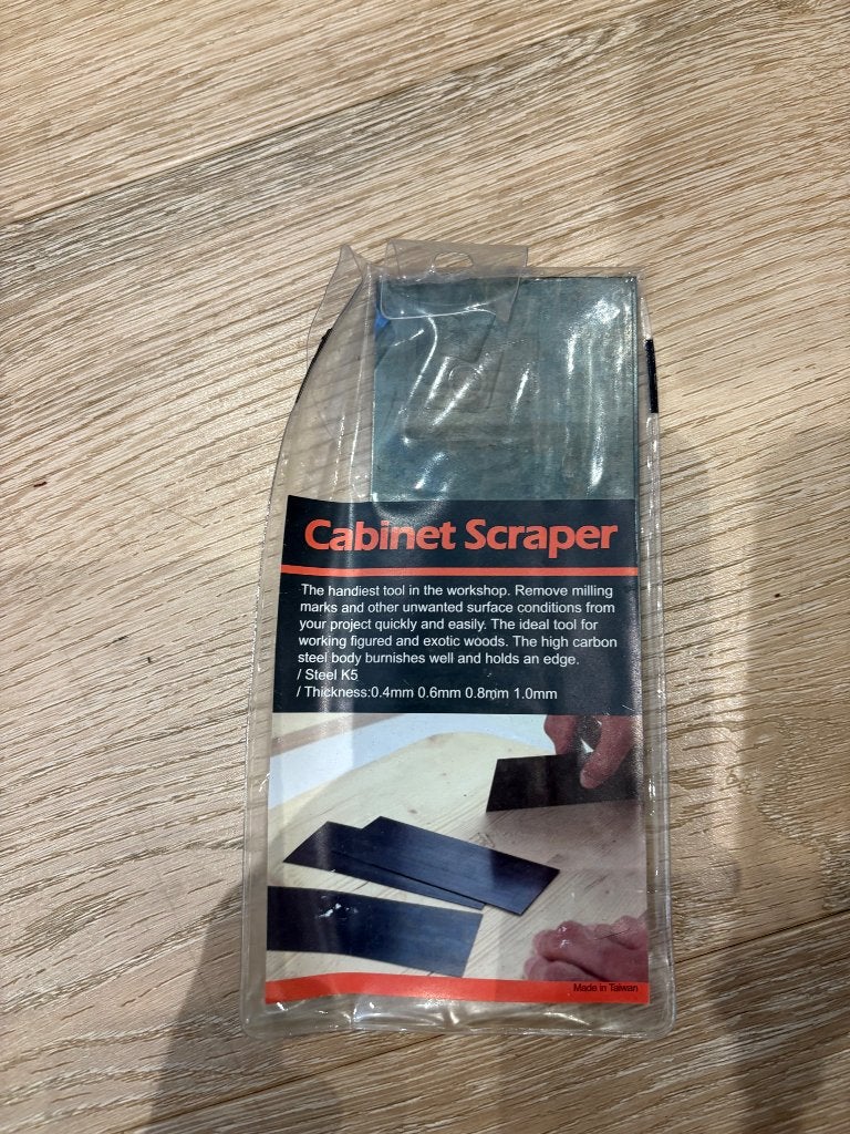 Racloirs d'ébéniste (cabinet scraper) acier K5, Enlèvement ou Envoi, Neuf, Acier, Acier