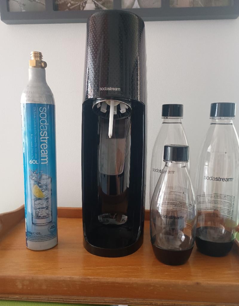 Sodastream Spirit zwart, mega pack, complete set, Huis en Inrichting, Ophalen, Nieuw